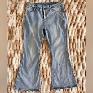 Stylish Flared Denim Jeans